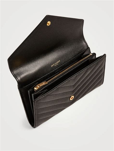 black wallet ysl|yves saint laurent wallet sale.